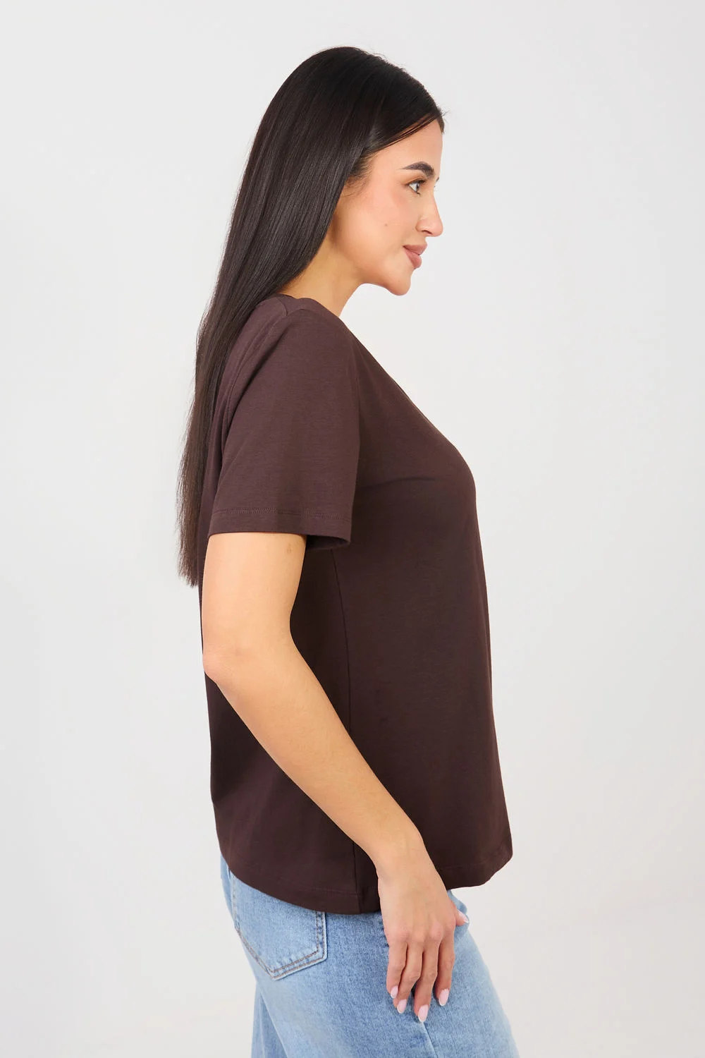 T-shirt brun – Image 2