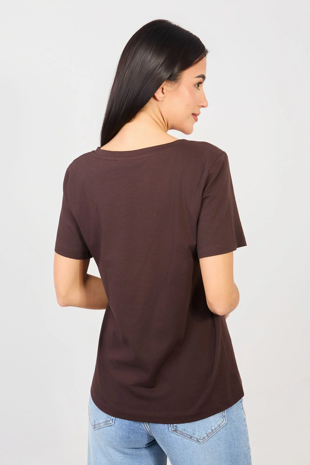 T-shirt brun – Image 3