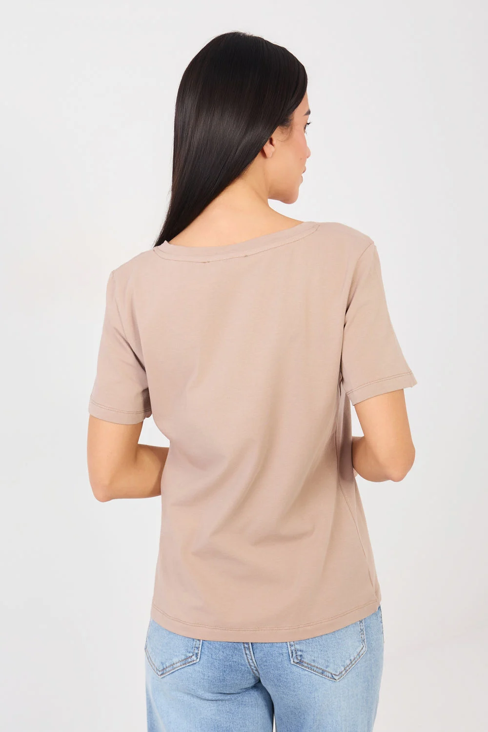 T-shirt beige – Image 3