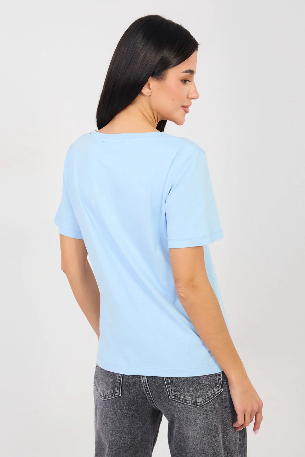 T-shirt bleu – Image 3