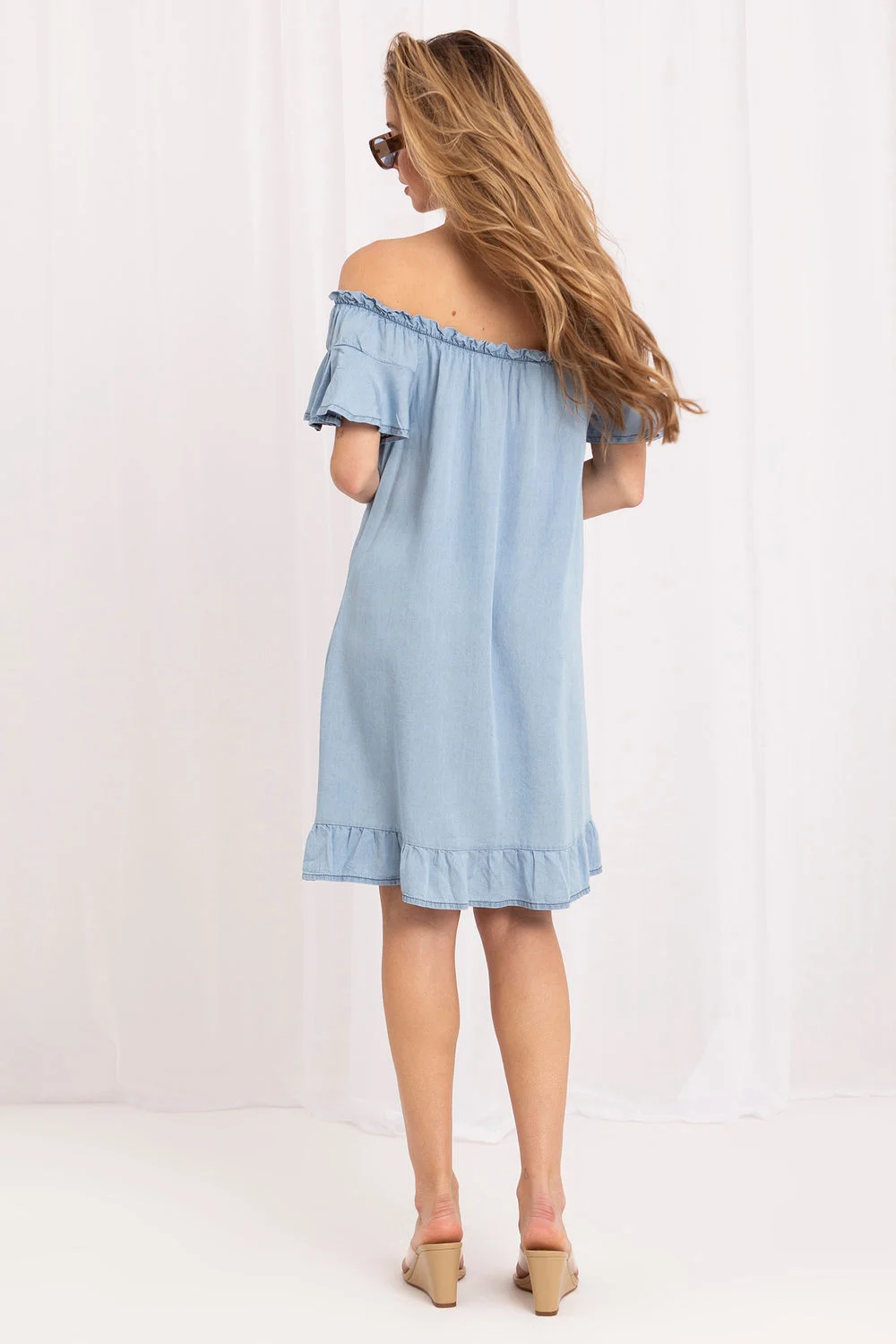 Robe de jour bleue – Image 3