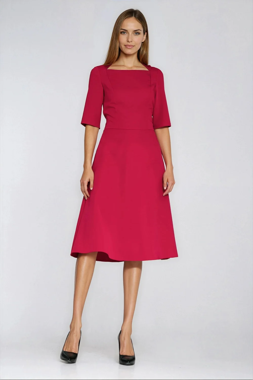 Robe de jour rouge