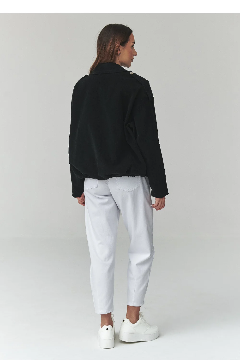 Veste en velours côtelé noir – Image 3