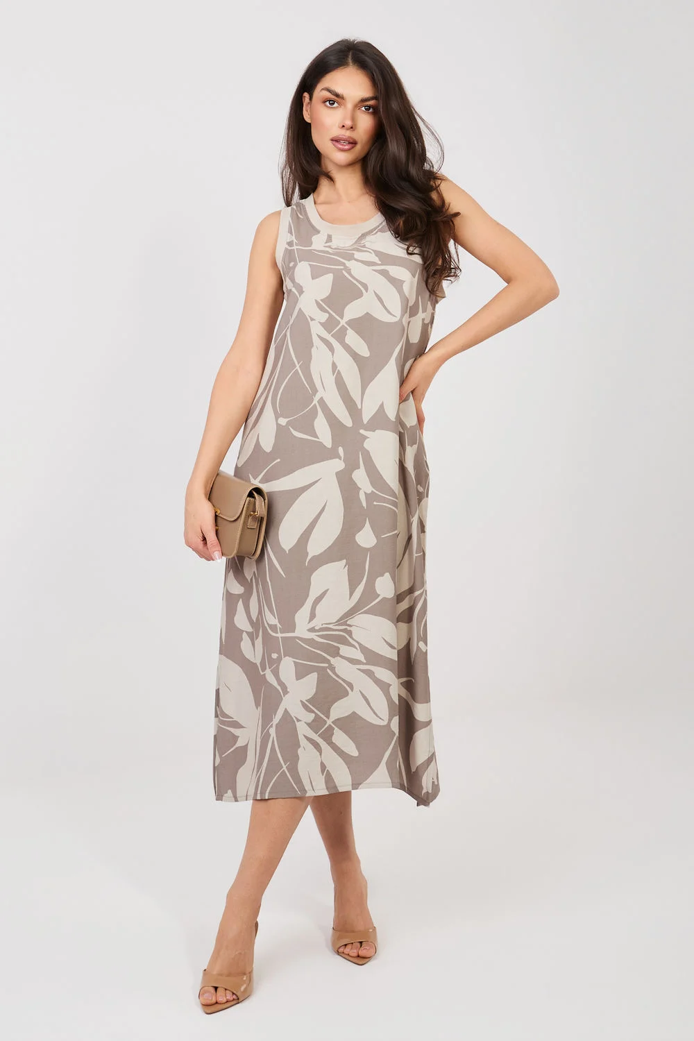 Robe de jour beige