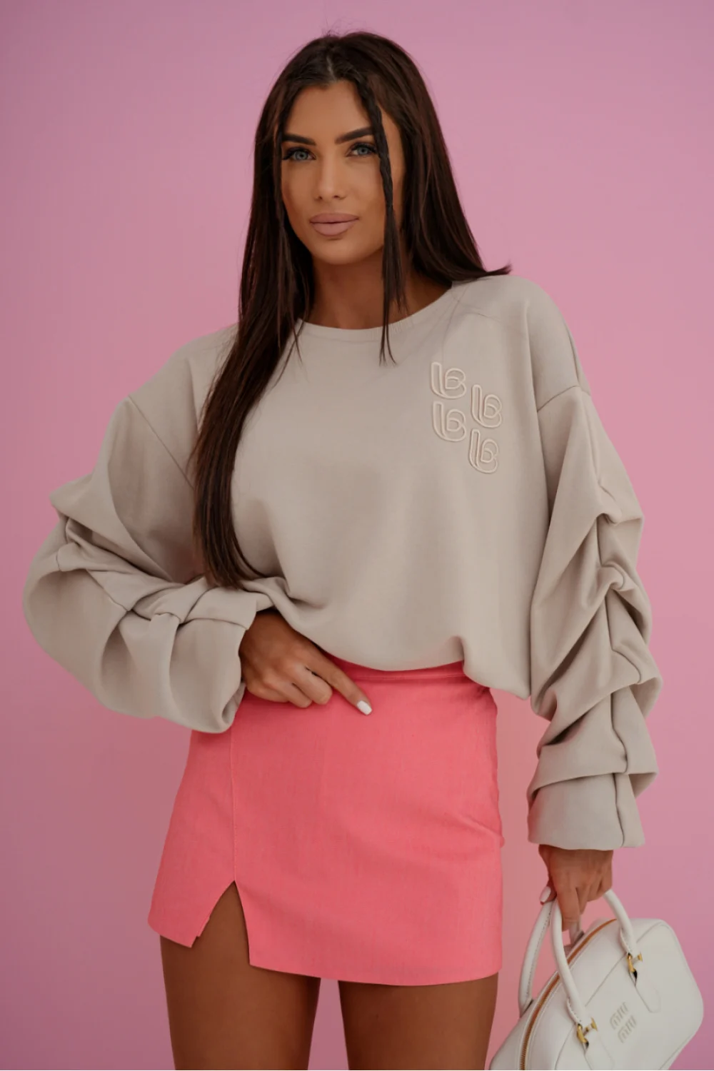 Sweatshirt beige
