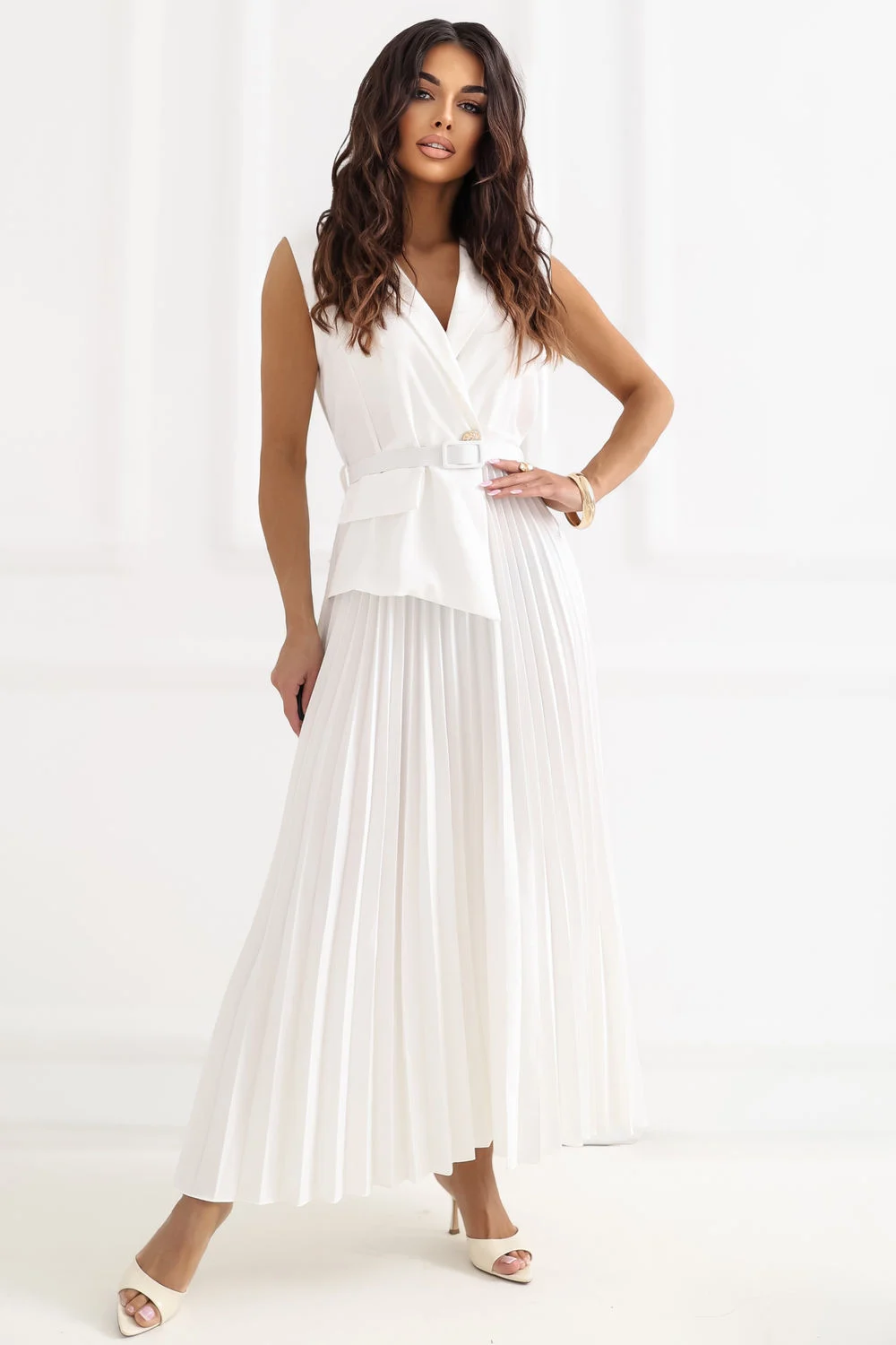 Robe de jour beige