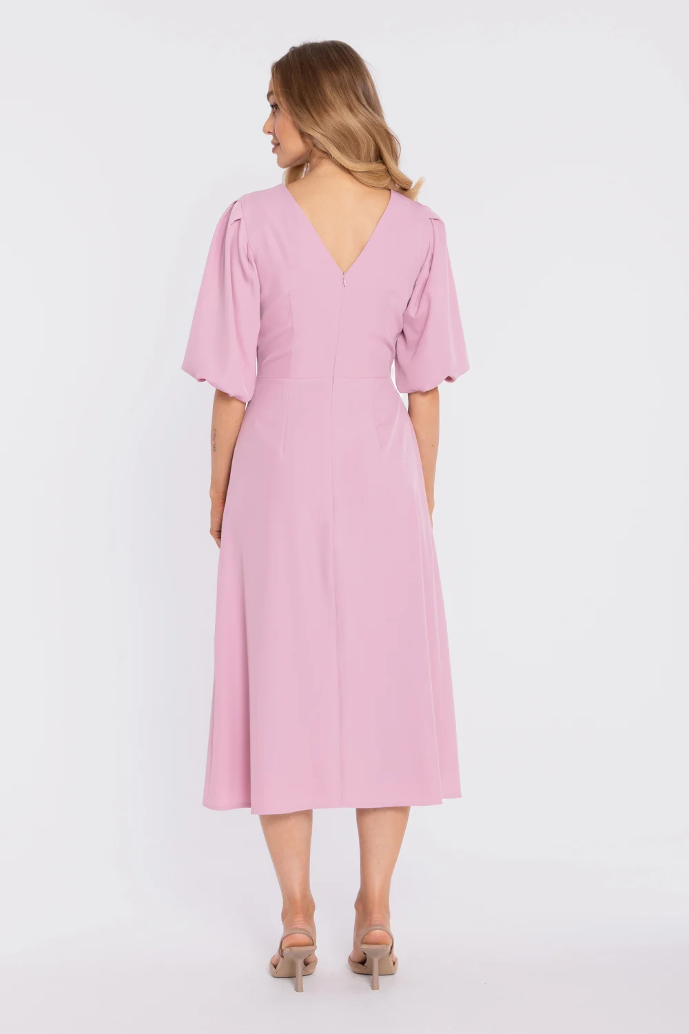 Robe de cocktail rose – Image 3