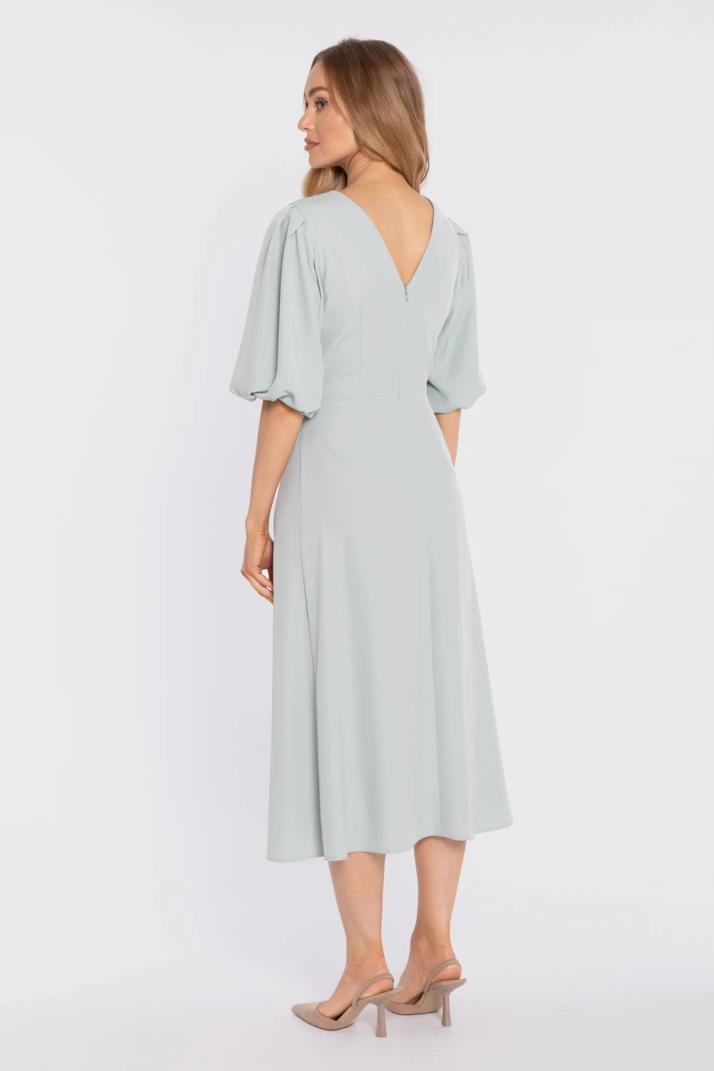 Robe de cocktail verte – Image 3