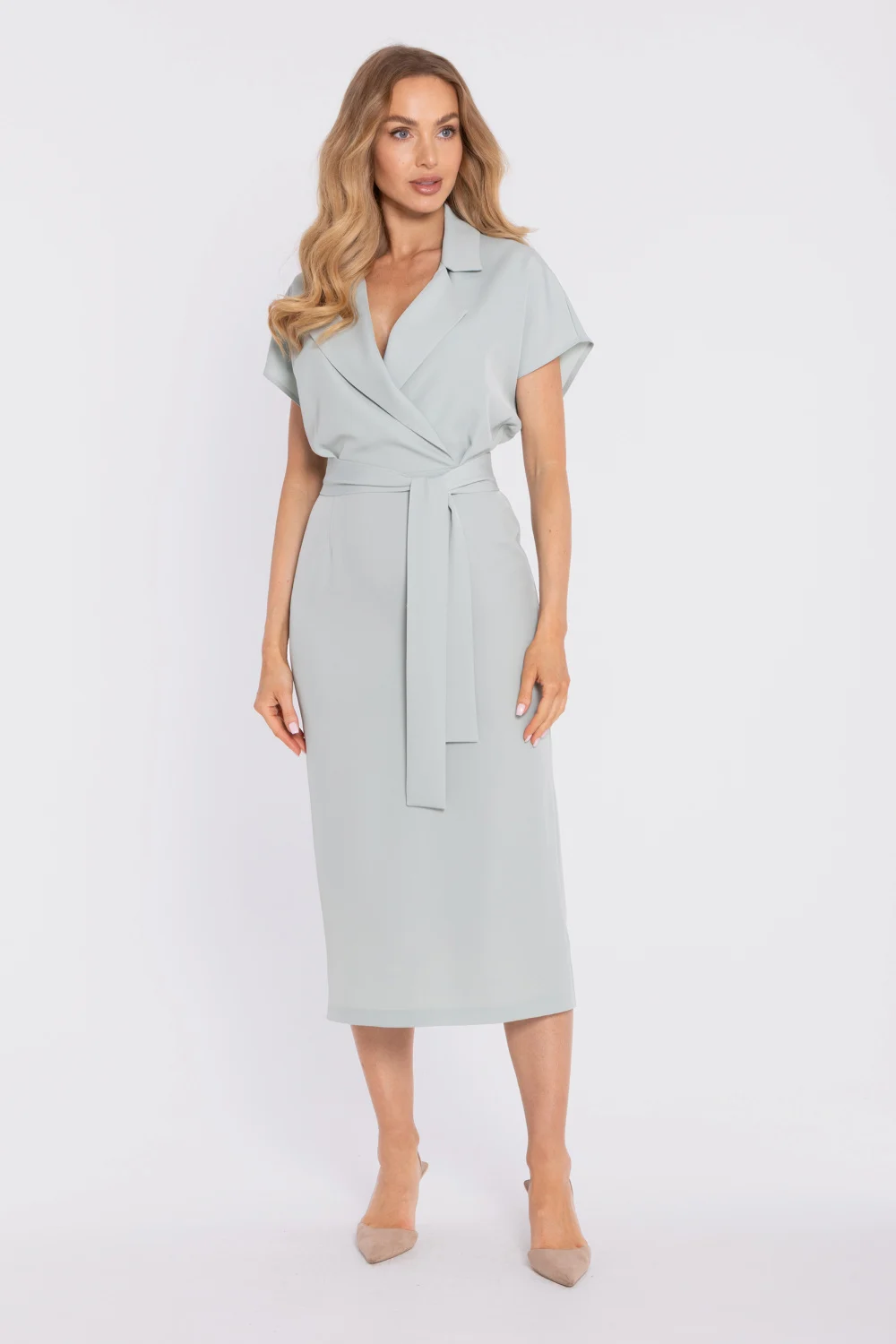 Robe de cocktail verte – Image 2