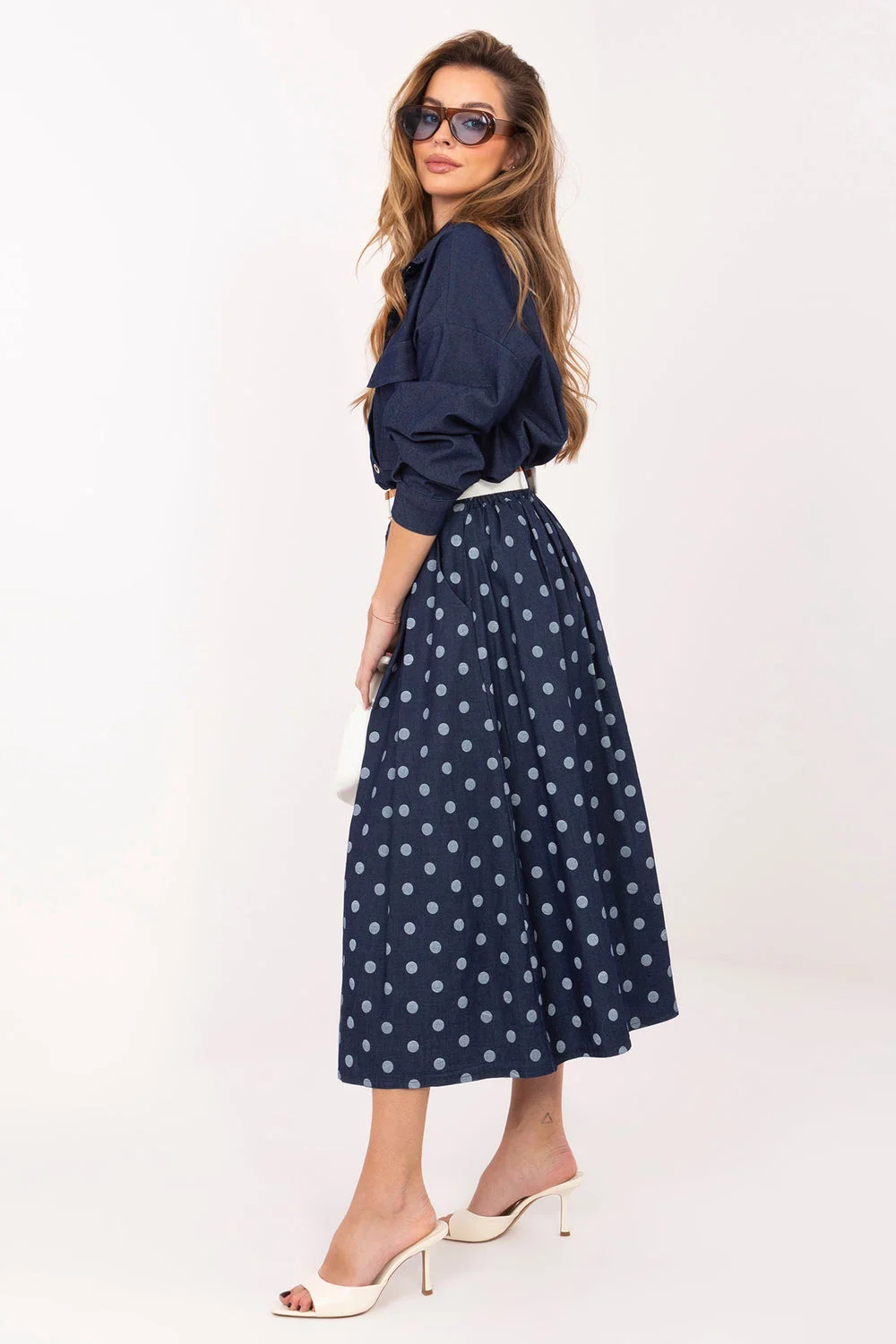 Jupe bleue marine – Image 2