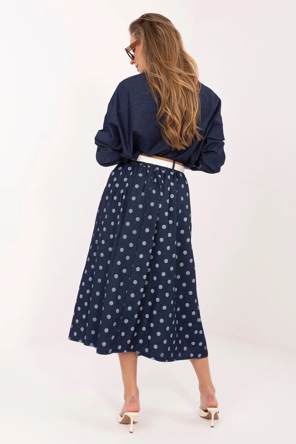 Jupe bleue marine – Image 3