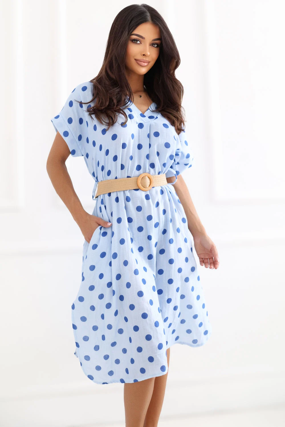 Robe de jour bleue – Image 2