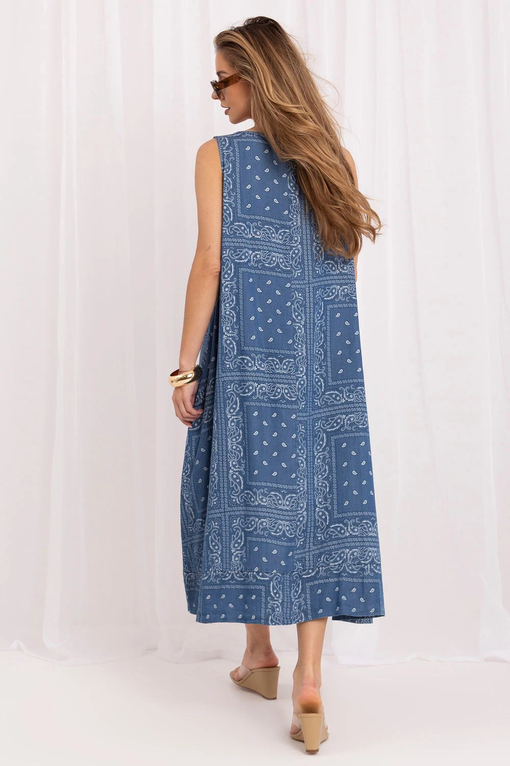 Robe de jour bleue – Image 3