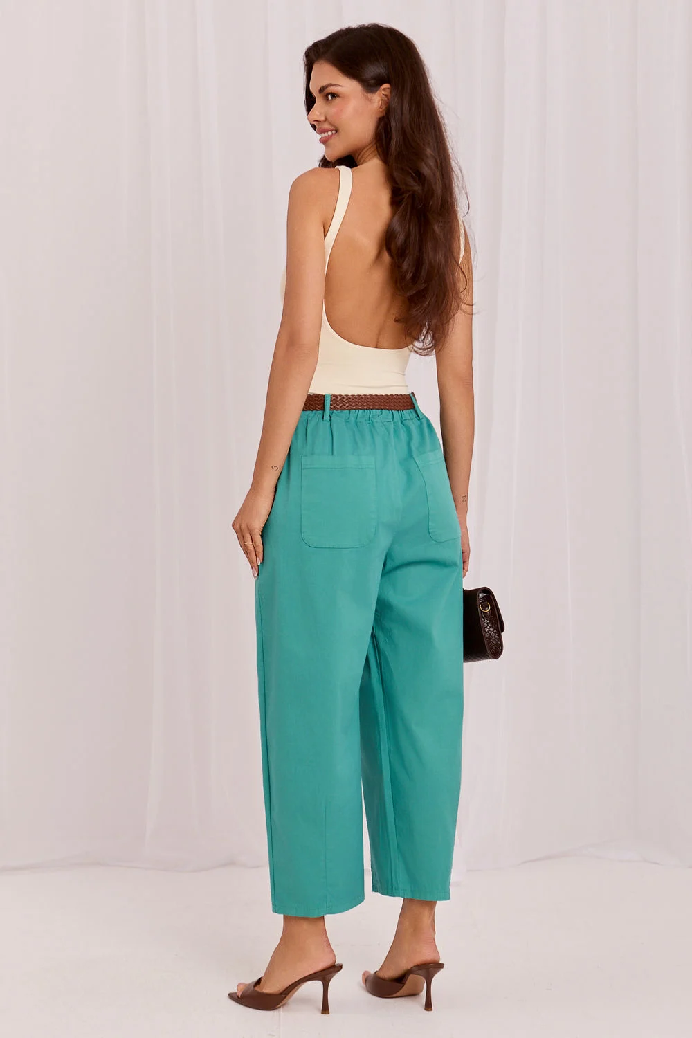 Pantalon femme bleu – Image 3