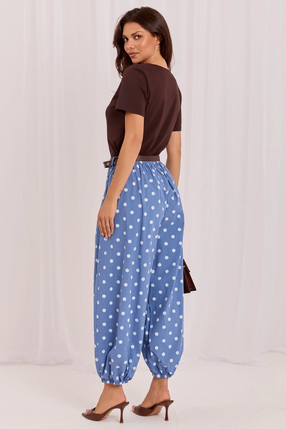 Pantalon femme bleu – Image 3