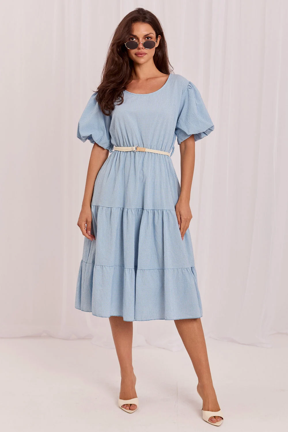 Robe de jour bleue