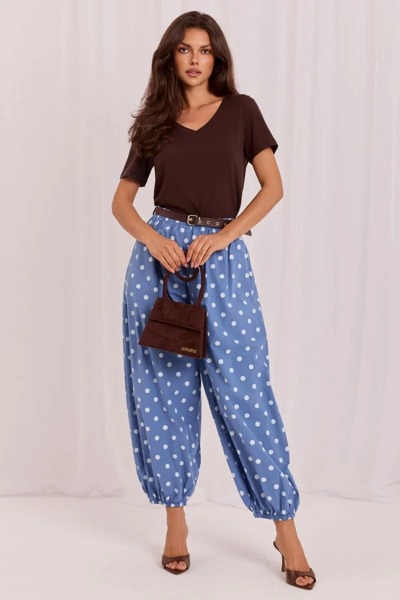 Pantalon femme bleu – Image 4