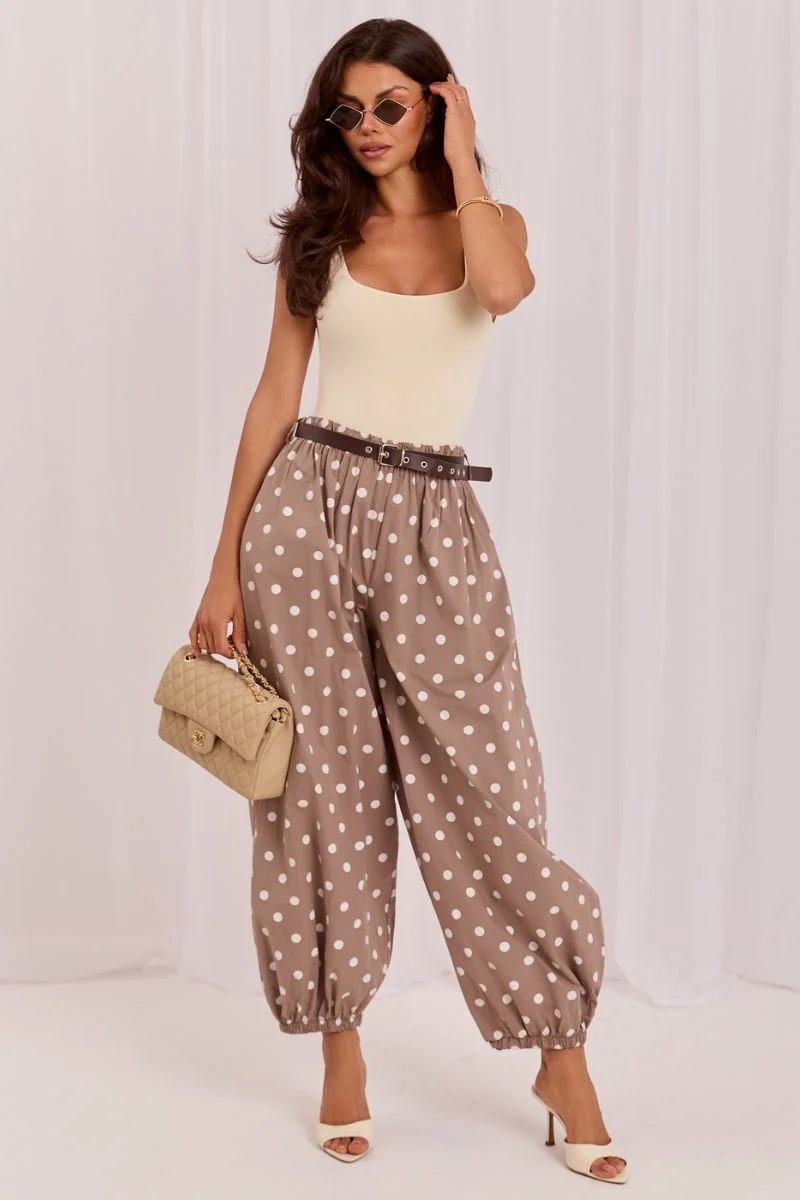 Pantalon femme beige – Image 4