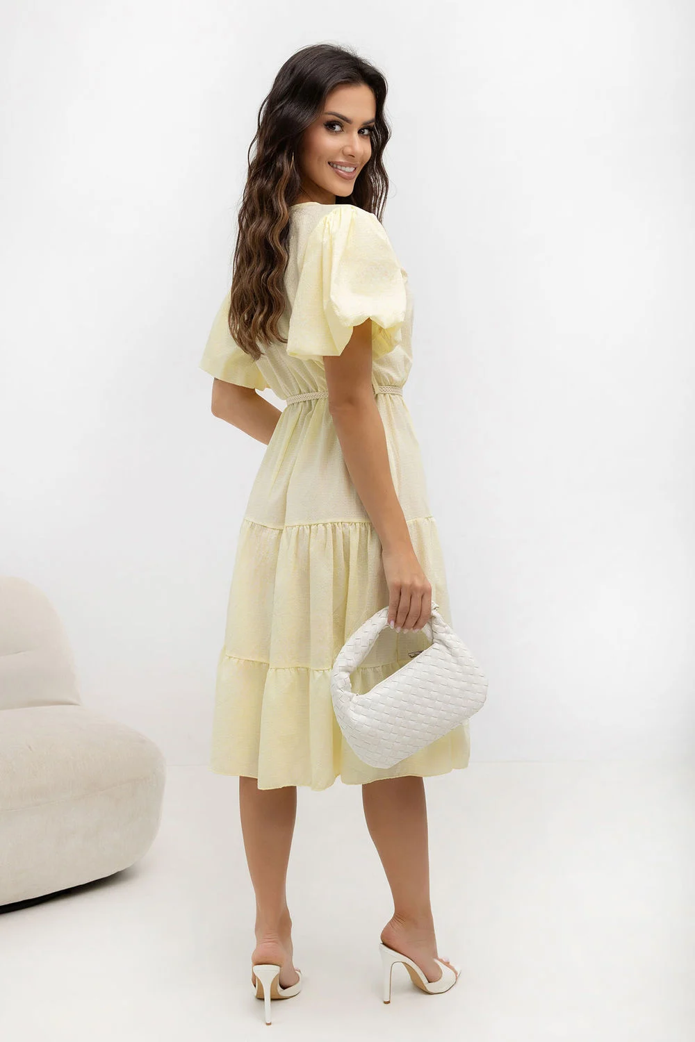 Robe de jour jaune – Image 3