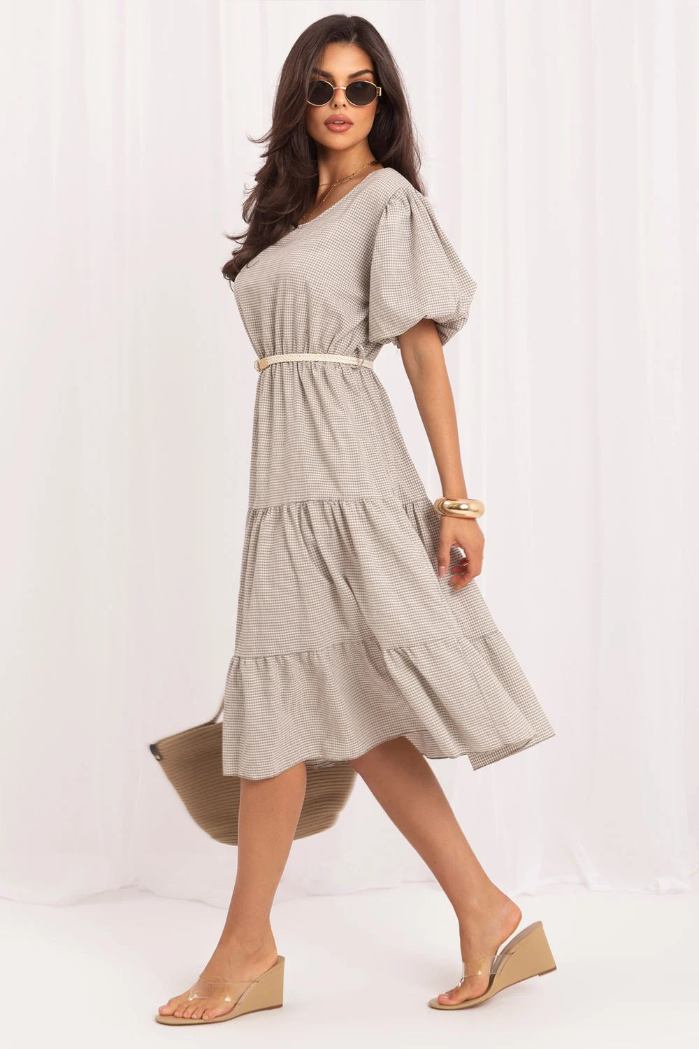 Robe de jour beige – Image 2