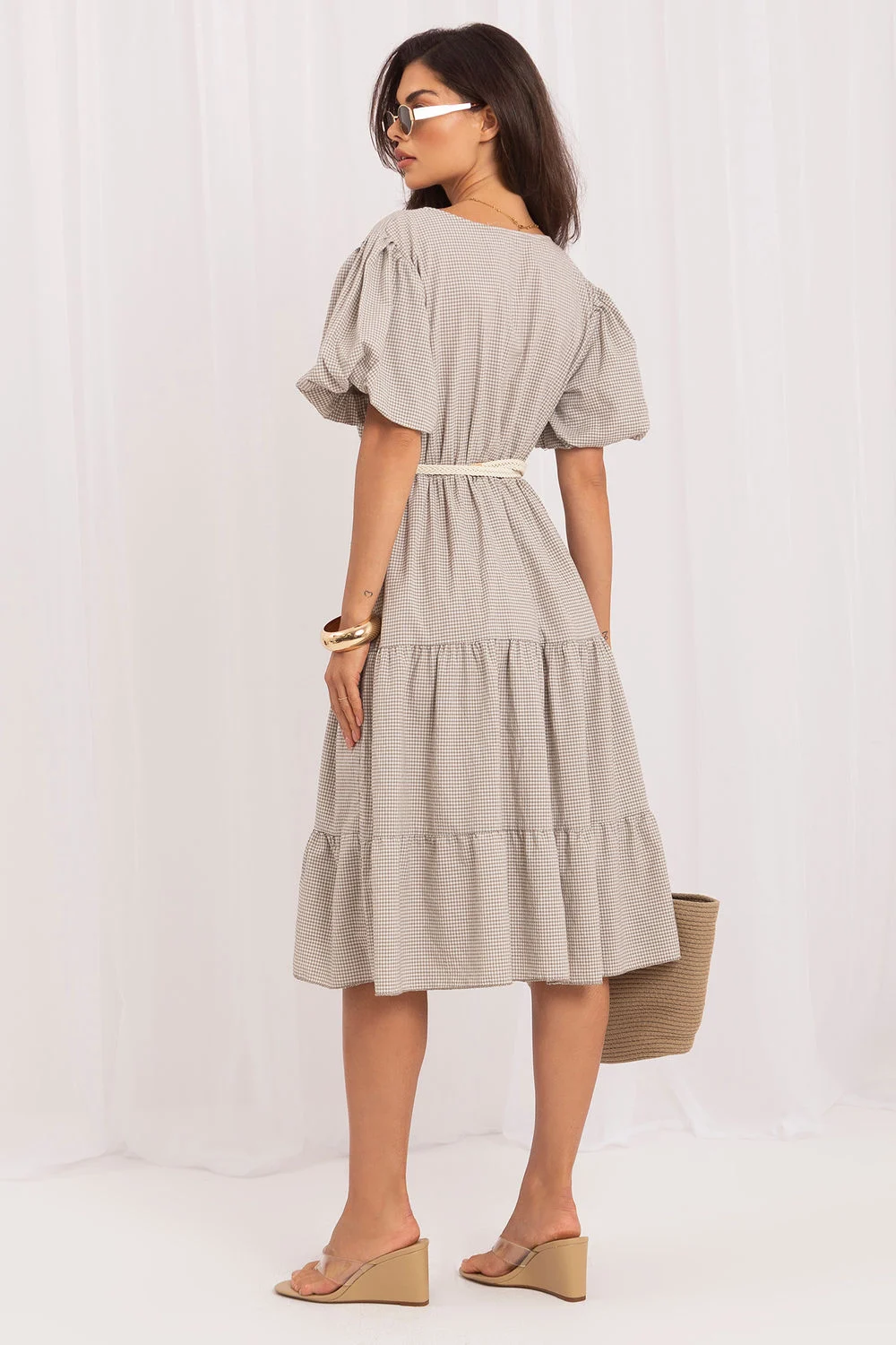 Robe de jour beige – Image 3