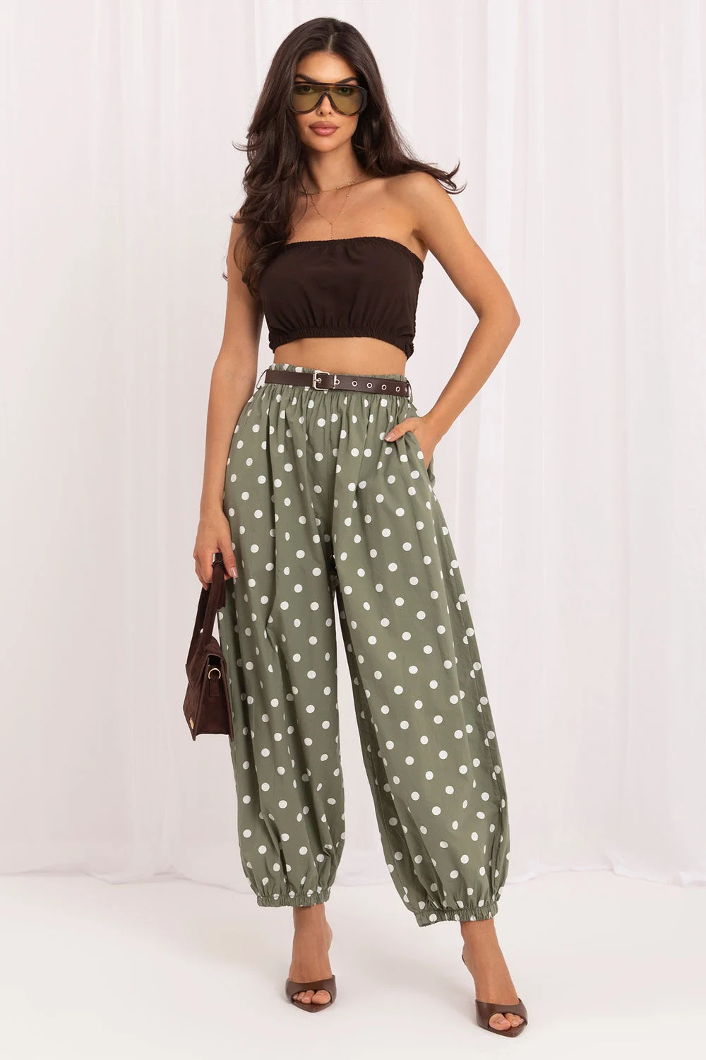 Pantalon femme vert – Image 2