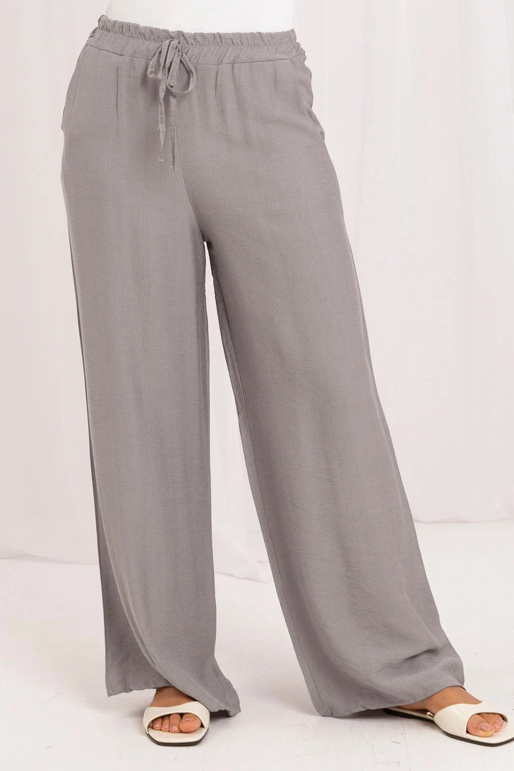 Pantalon femme gris