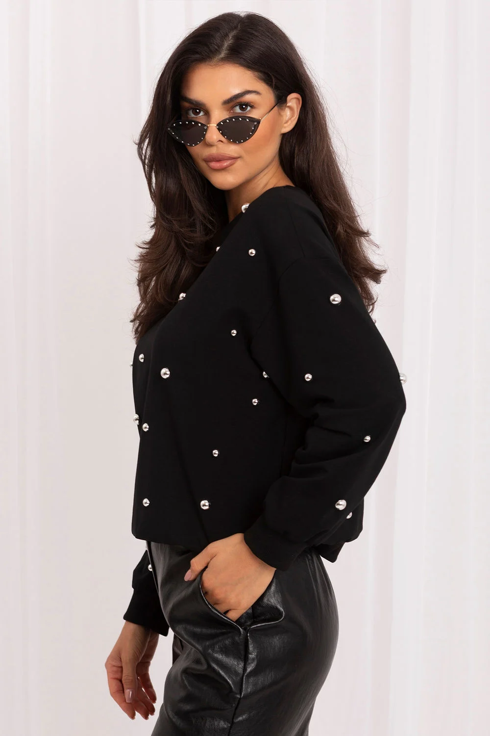 Sweatshirt noir – Image 4