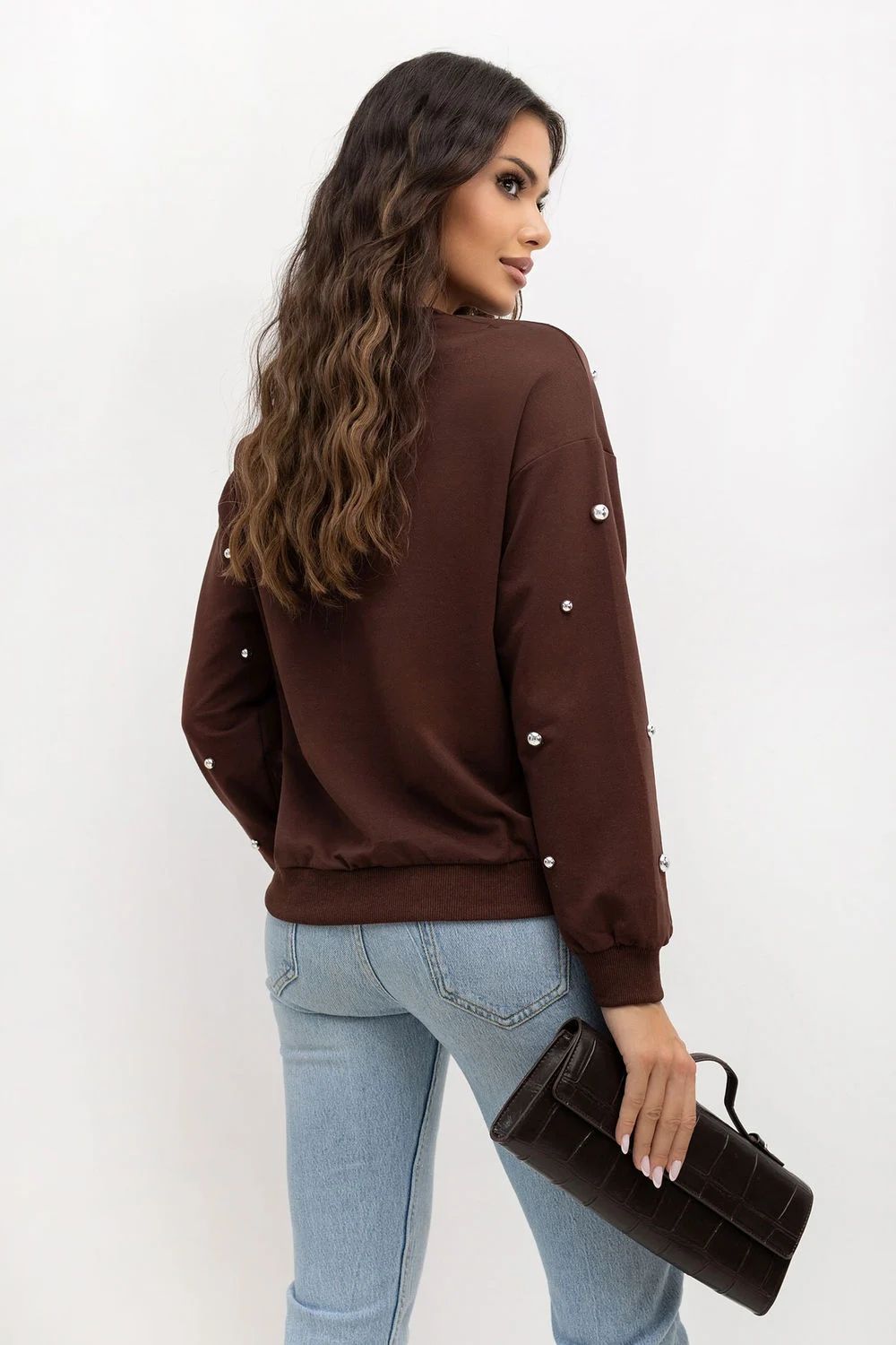 Sweatshirt brun – Image 3