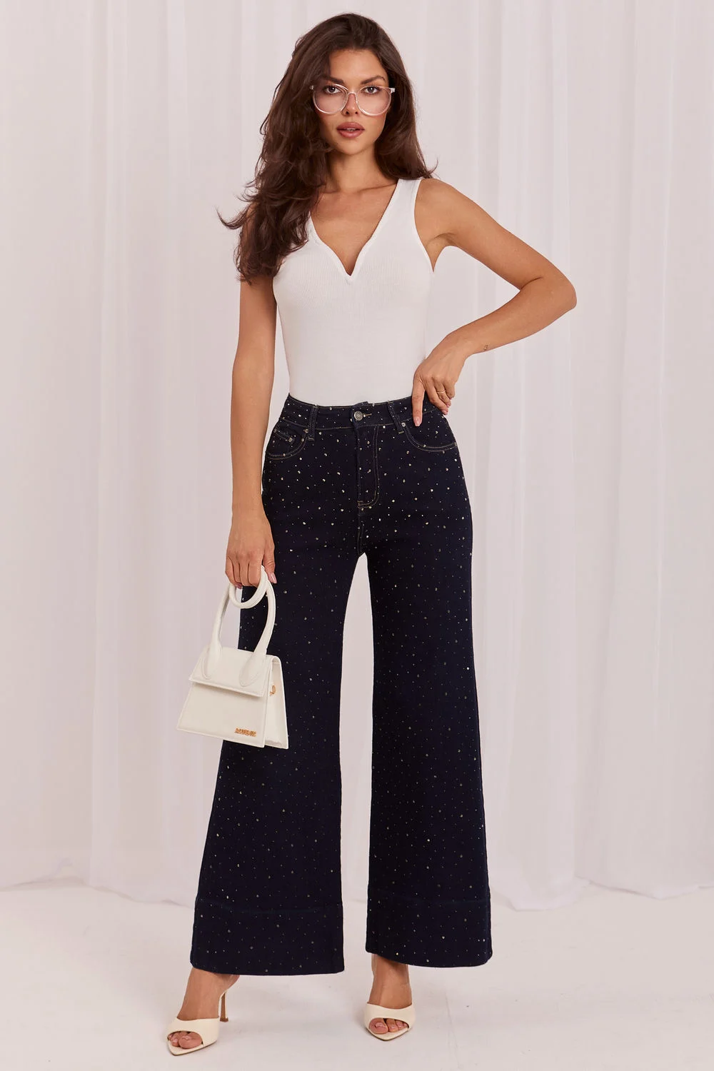 Jean bleu marine – Image 2