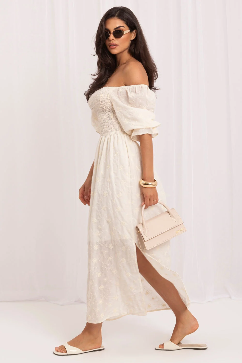 Robe de jour beige – Image 2