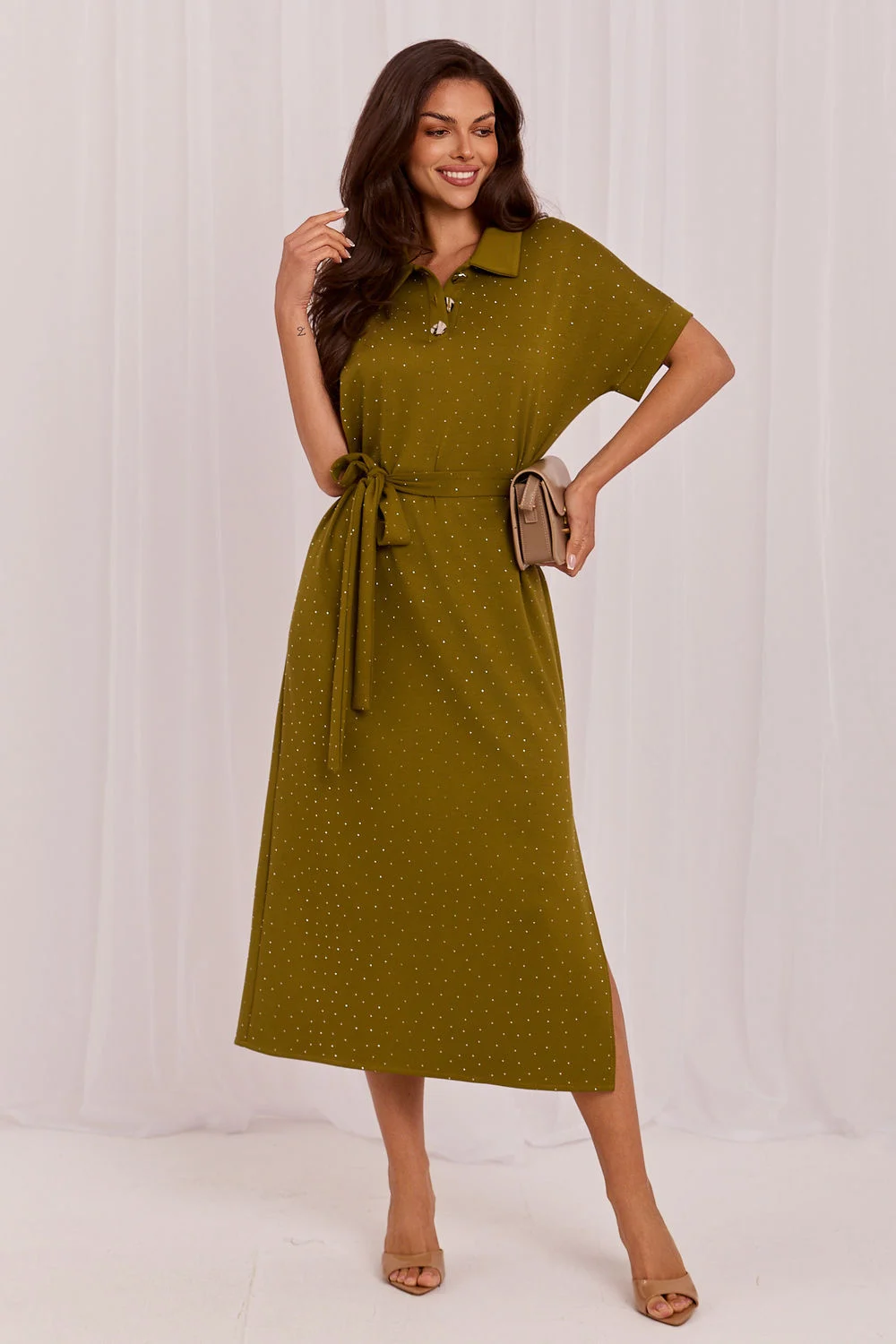Robe de jour verte