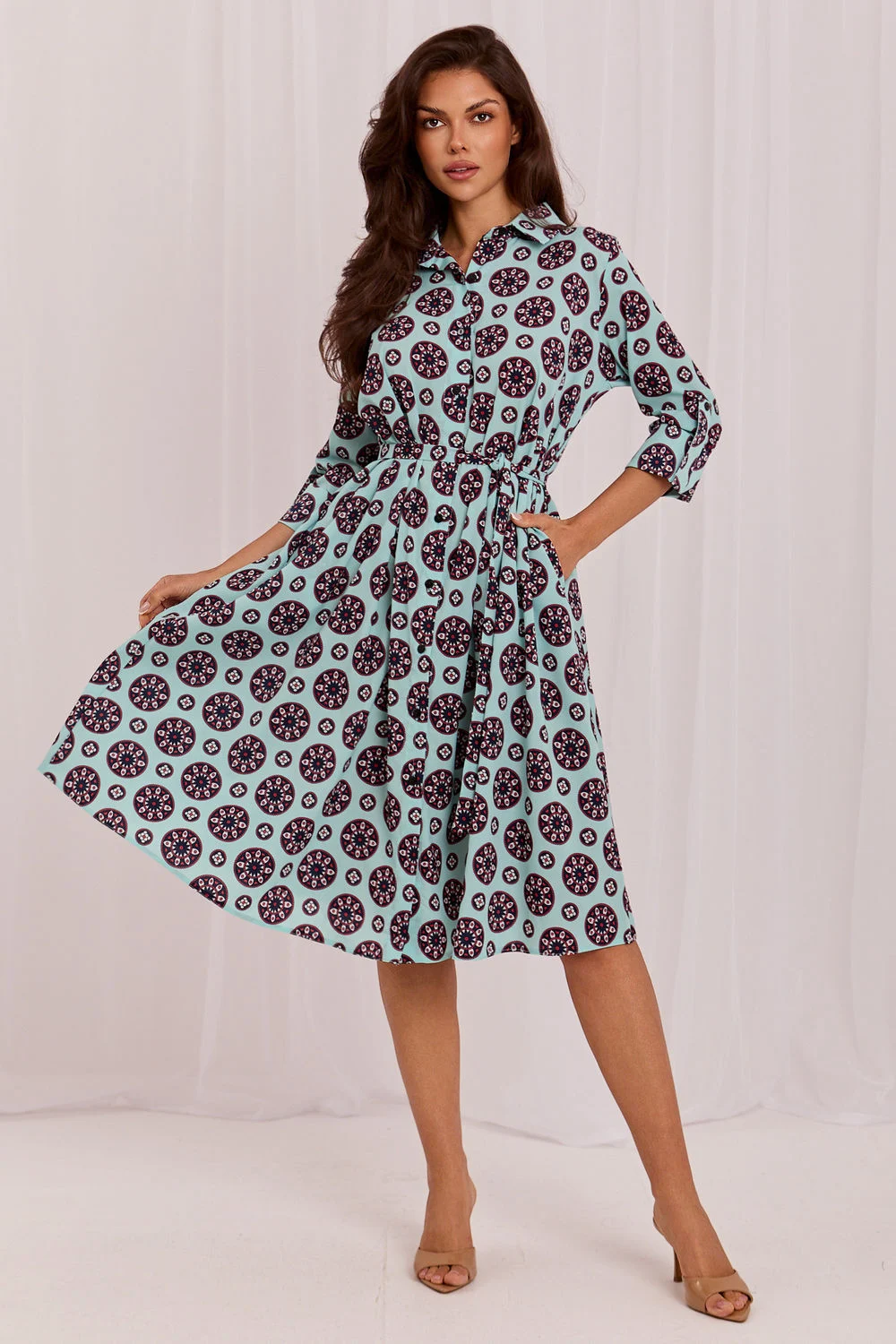 Robe de jour verte
