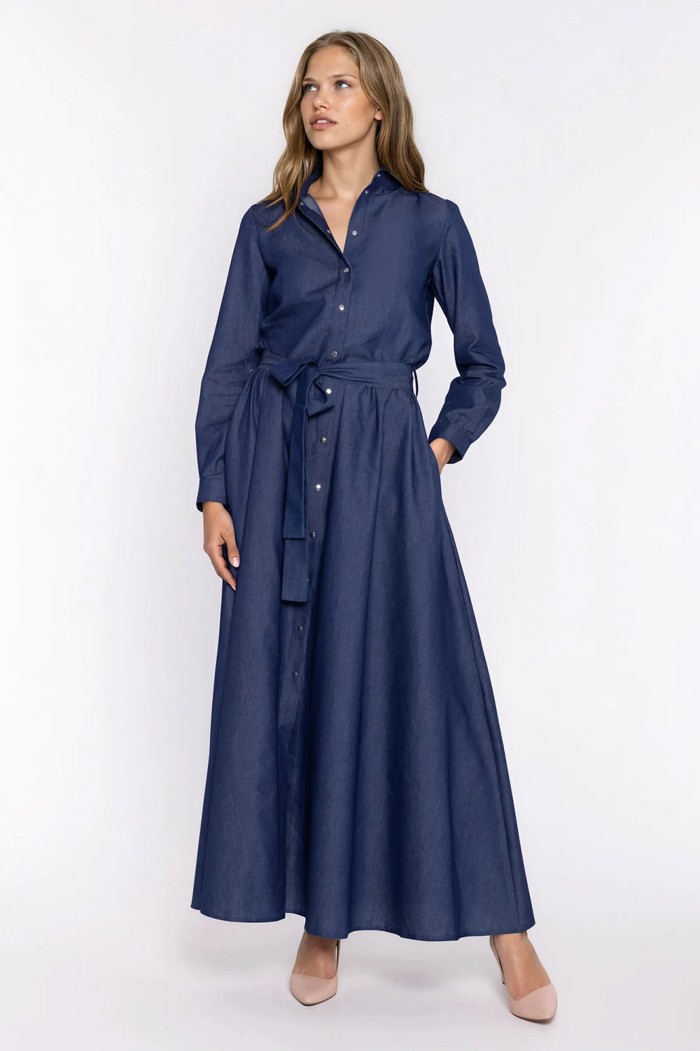 Robe de jour bleue – Image 2