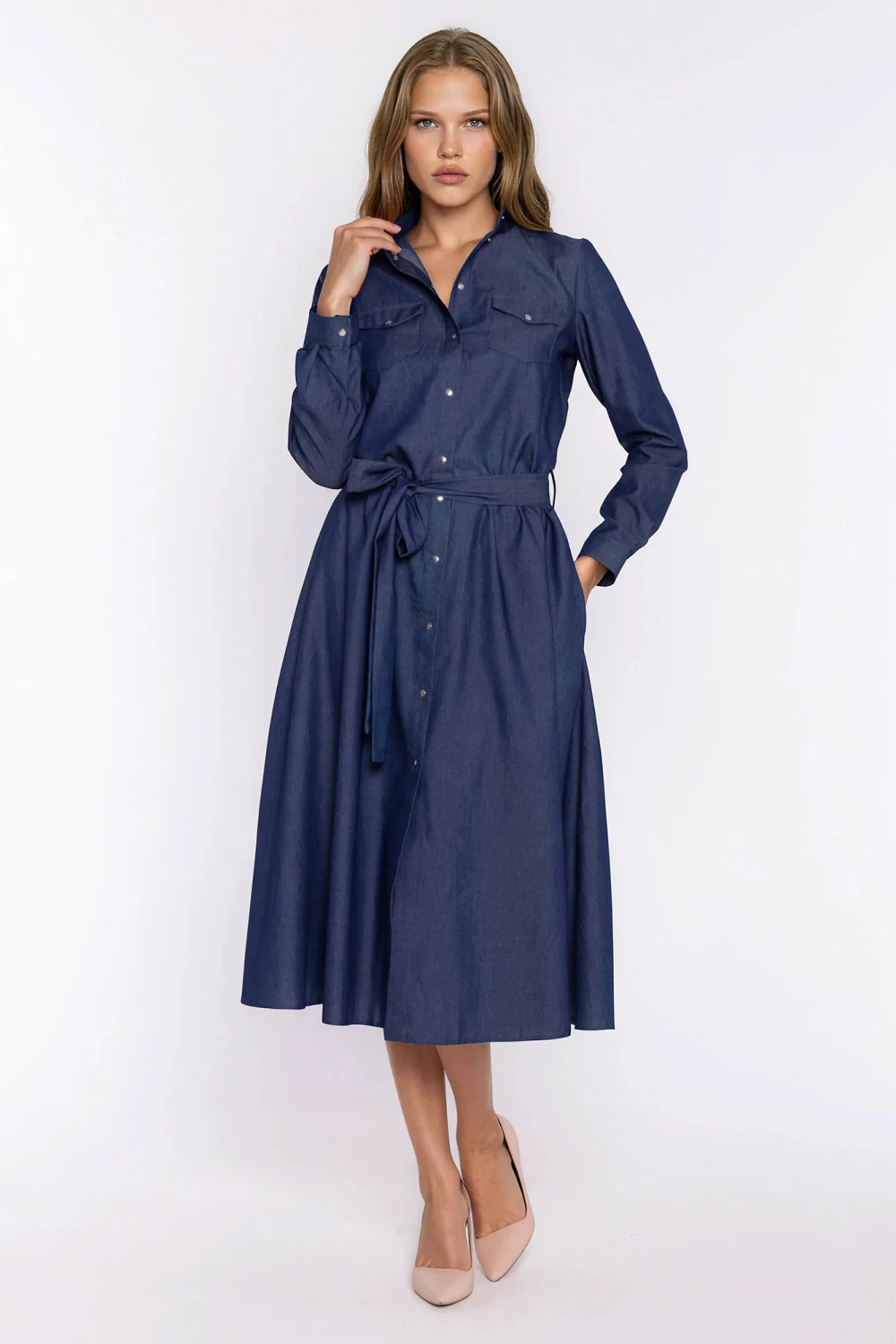 Robe de jour bleue – Image 3