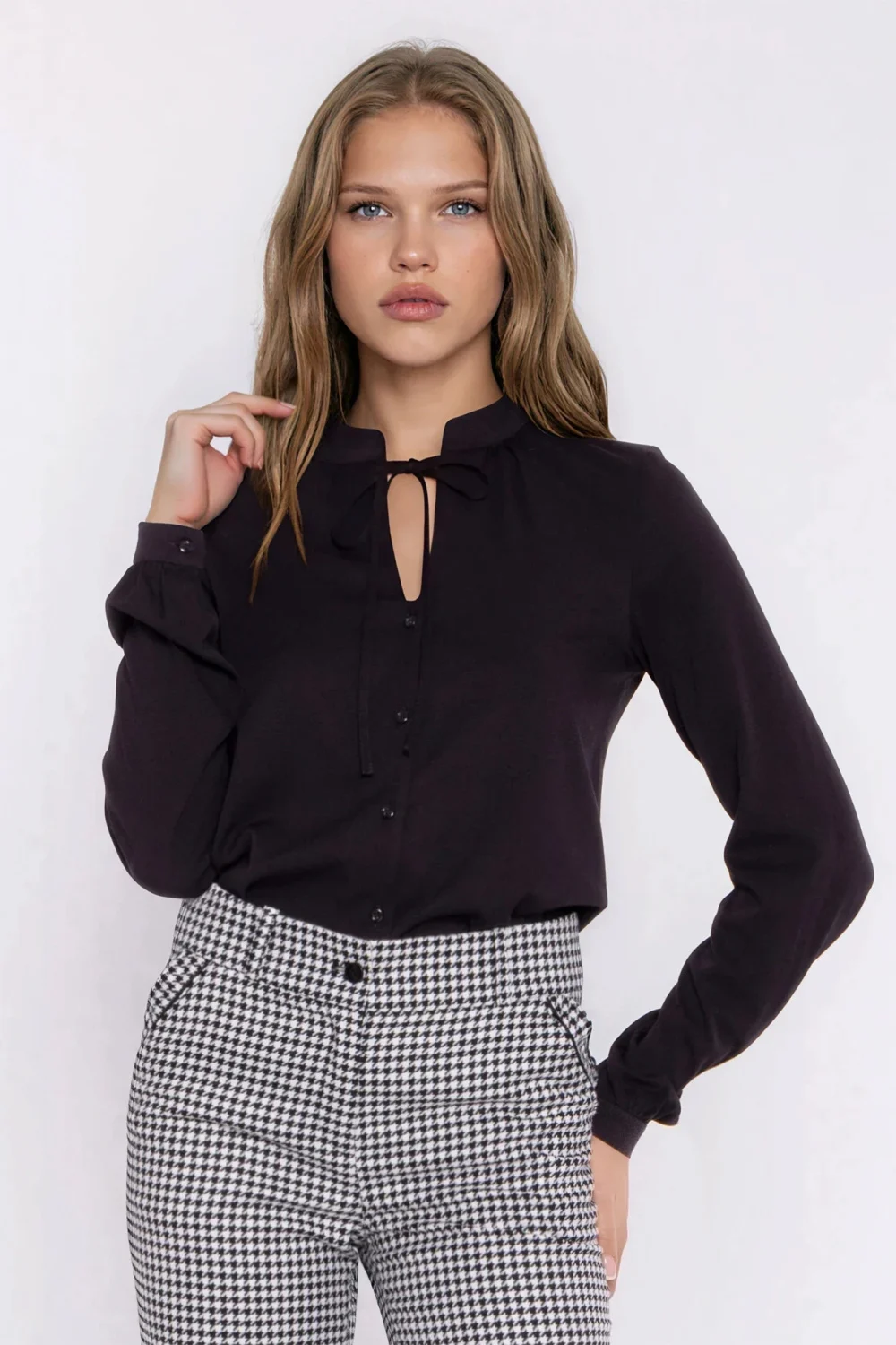 Chemise manche longue noire