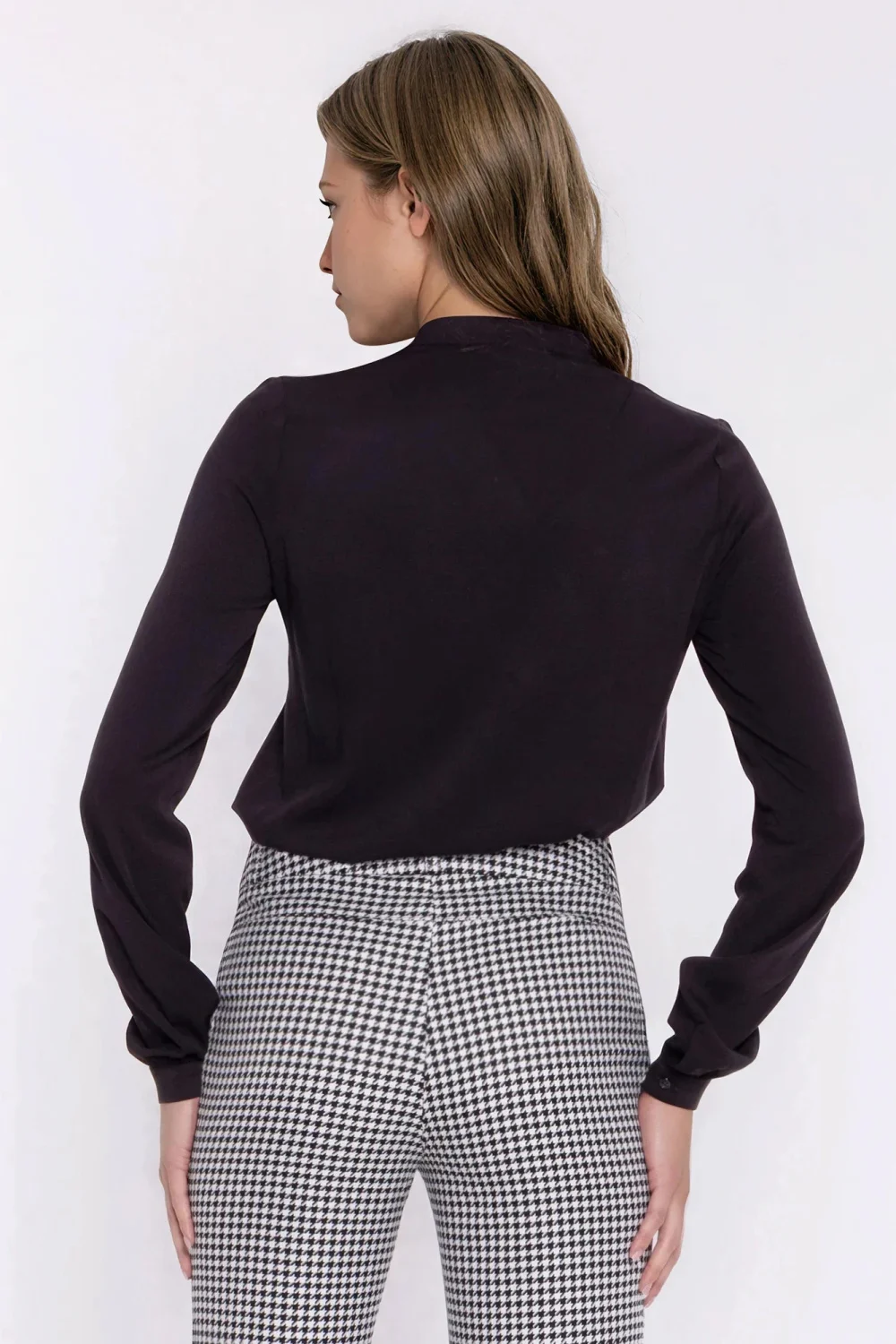 Chemise manche longue noire – Image 3