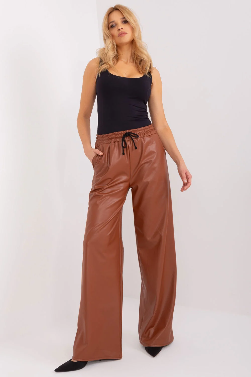 Pantalon long brun