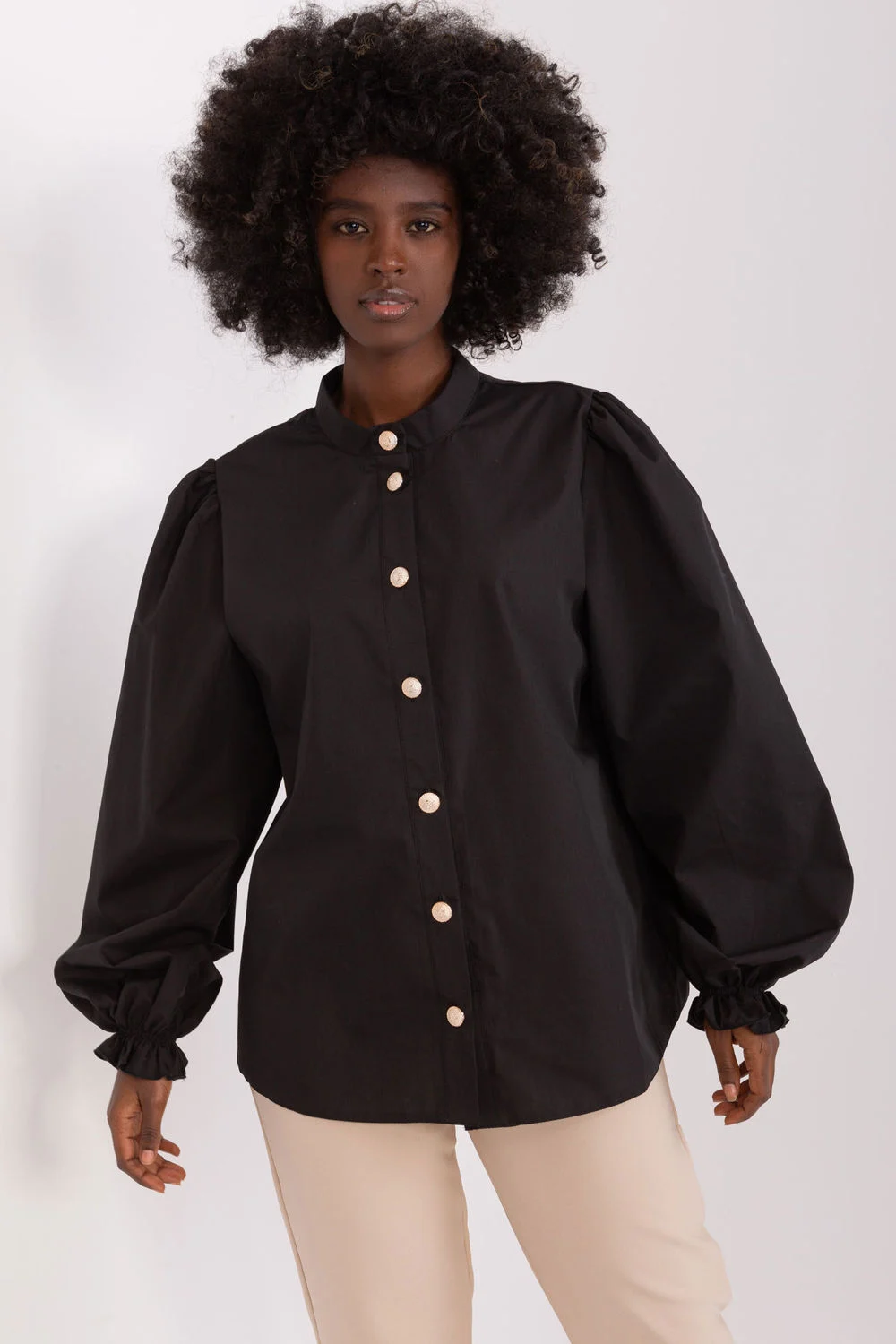 Chemise manche longue noire