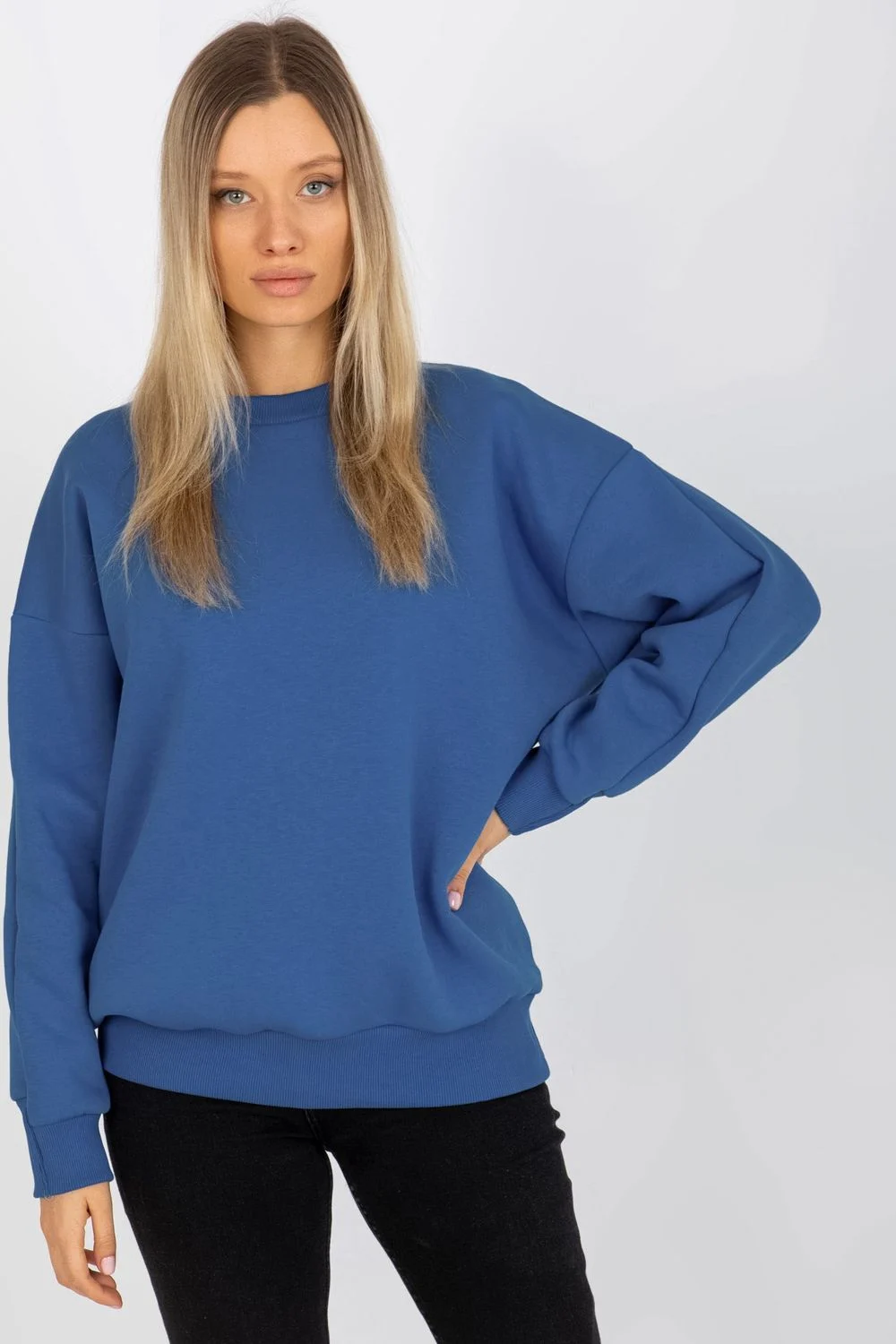 Sweatshirt bleu