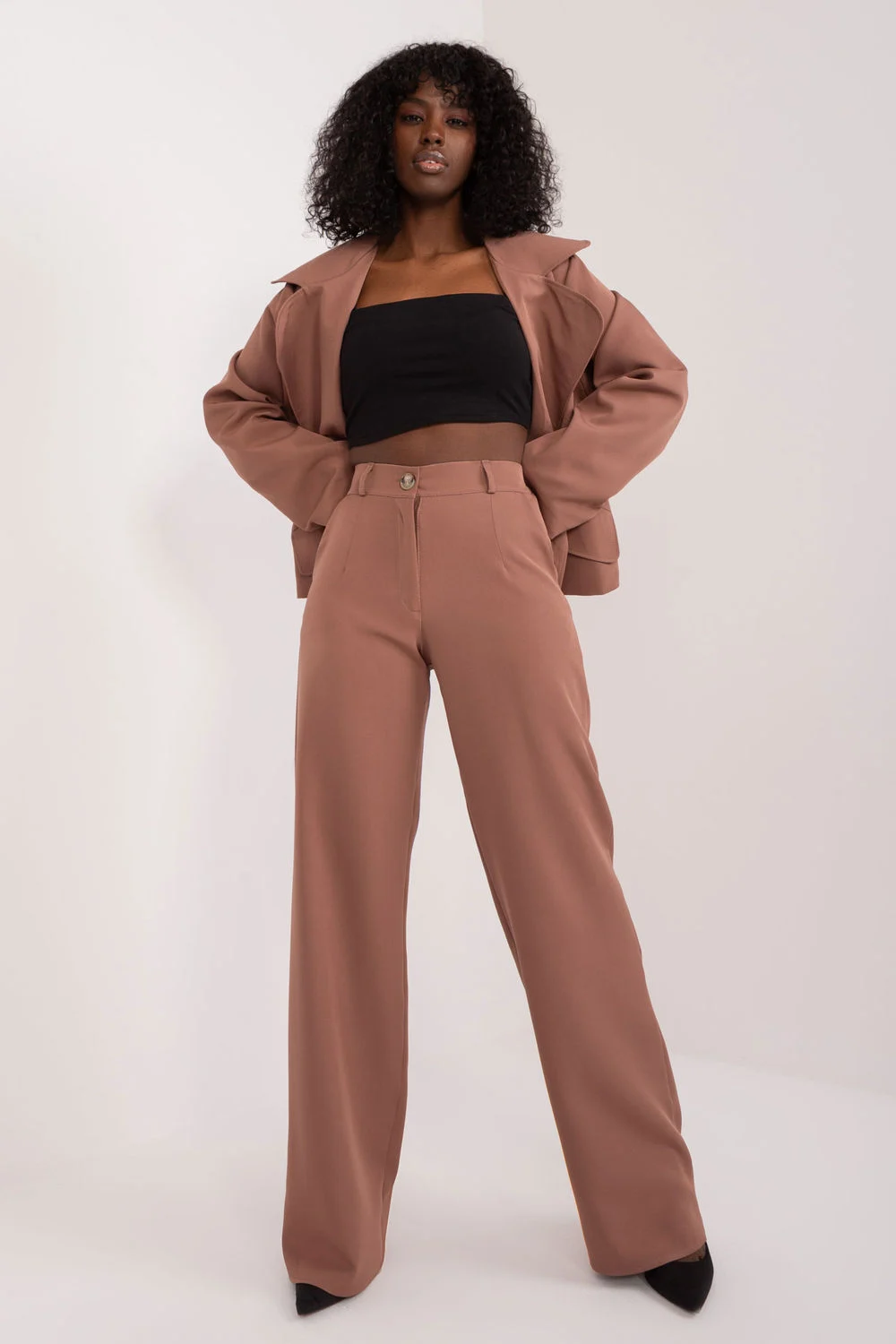Pantalon long brun