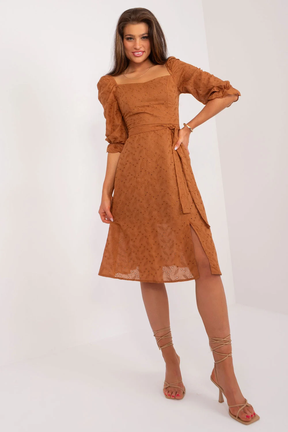 Robe de jour brune – Image 2