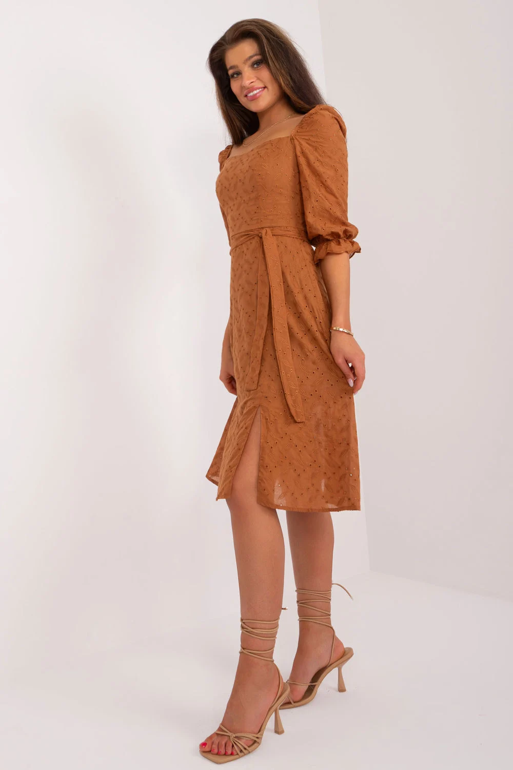 Robe de jour brune – Image 3