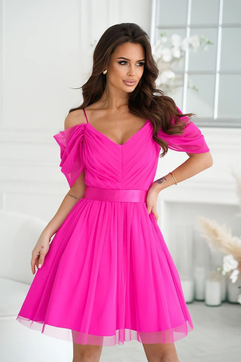Robe de soirée violette
