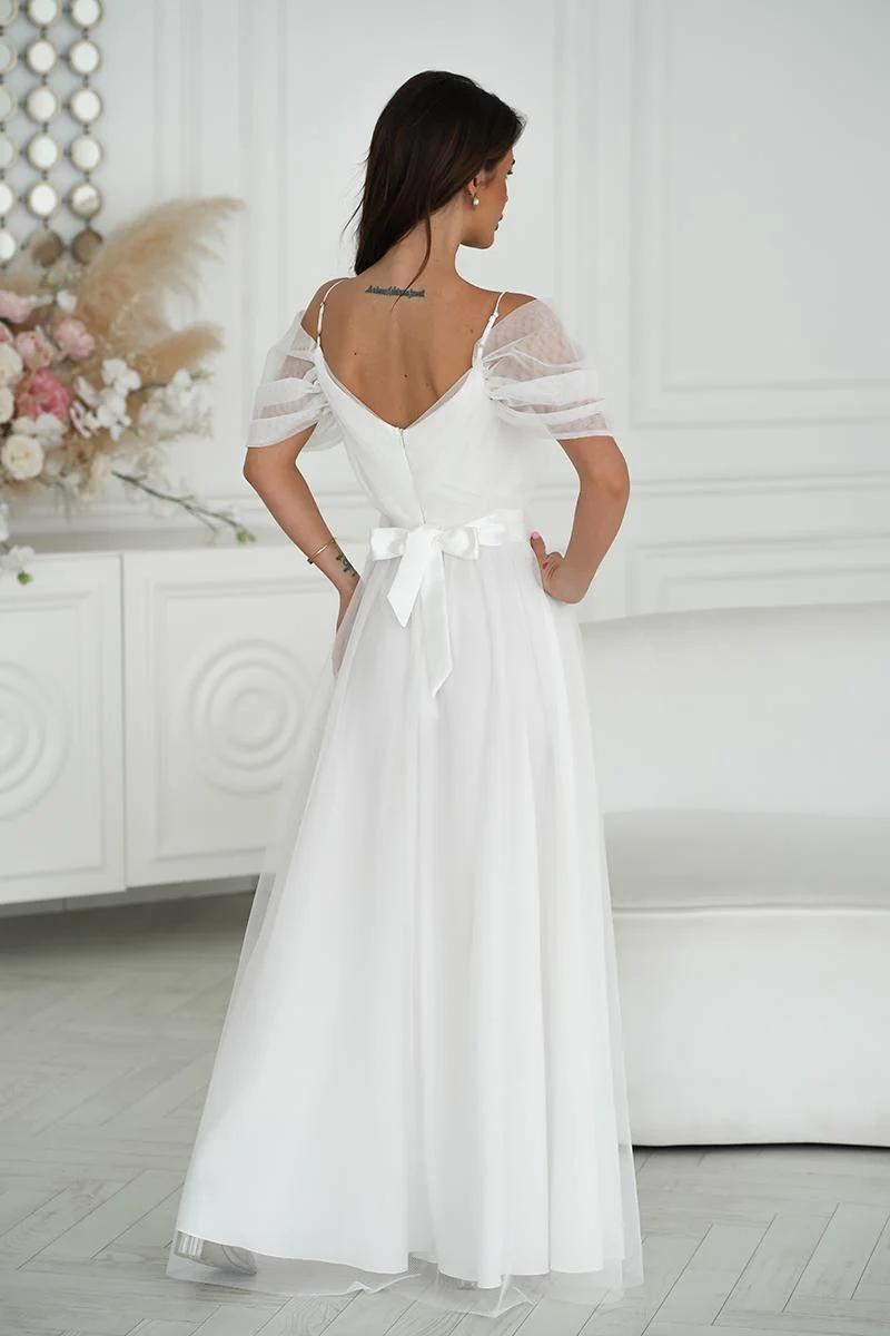 Robe longue beige – Image 3