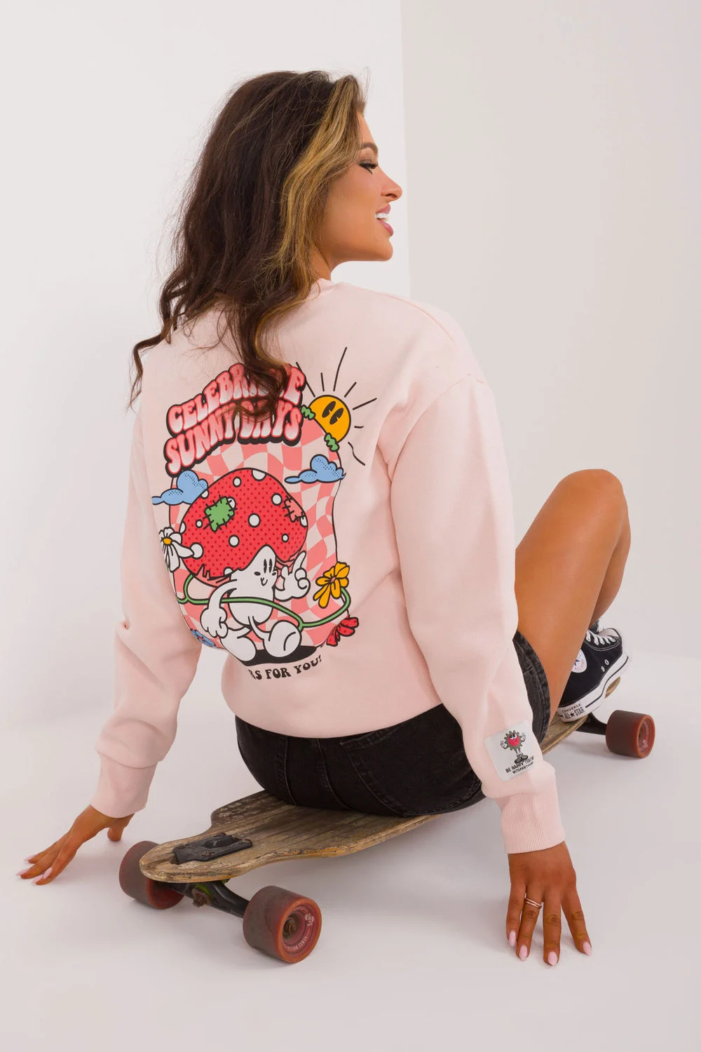 Sweatshirt rose – Image 3