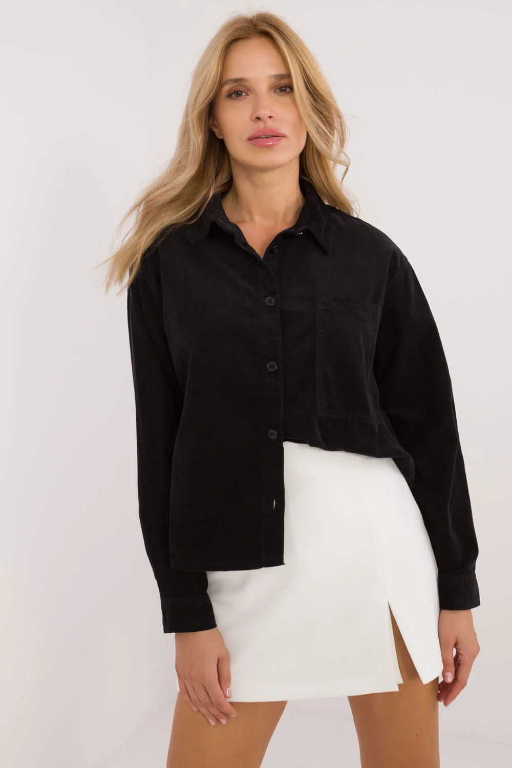 Chemise manche longue noire