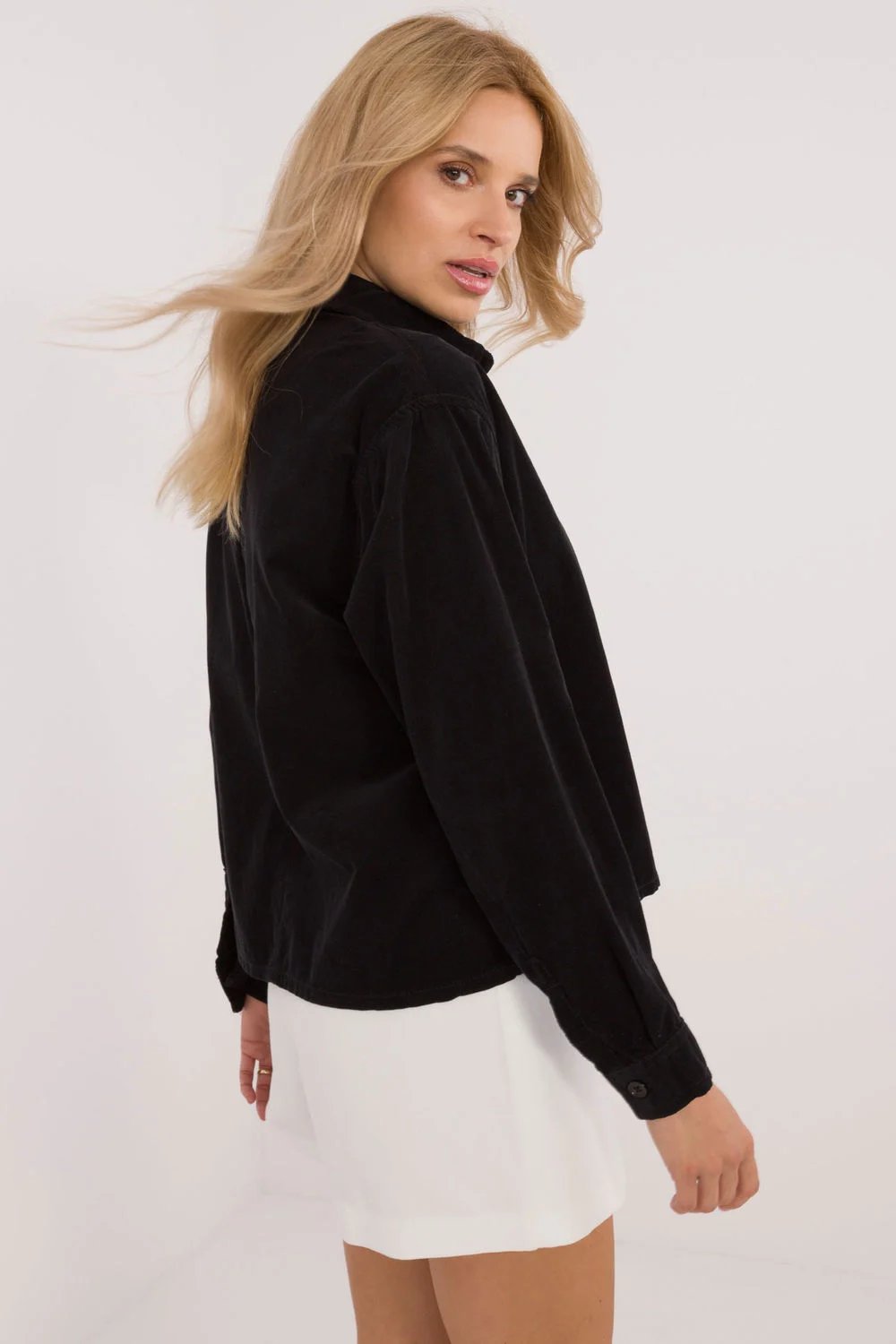Chemise manche longue noire – Image 3