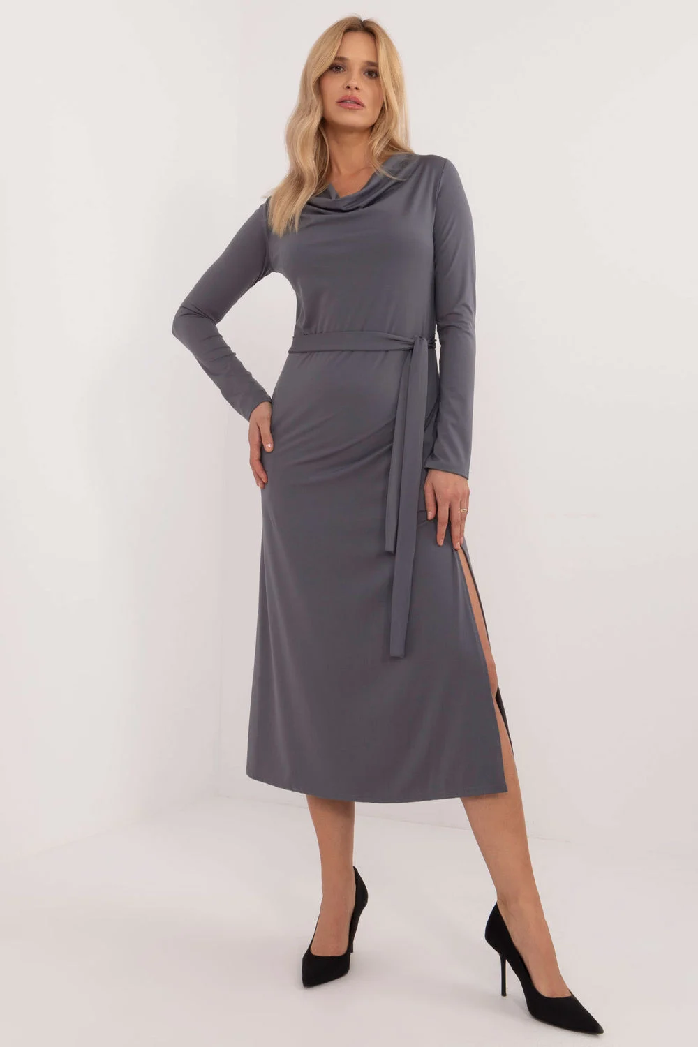 Robe de jour grise