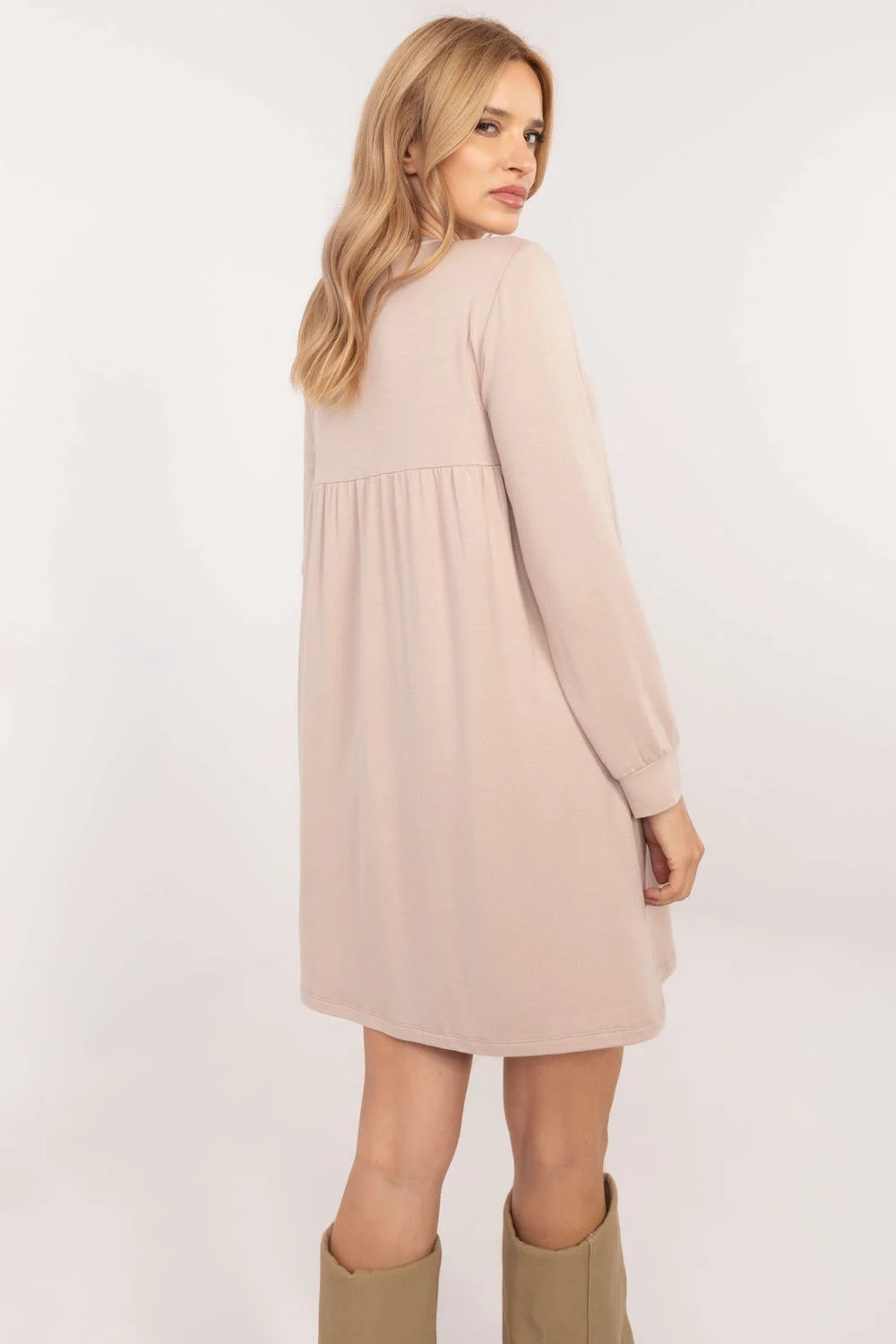 Robe de jour beige – Image 3